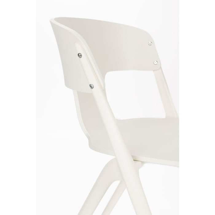 Zuiver Horizon Outdoor Eetkamerstoelen  Off-White - Set van 4 - Beige