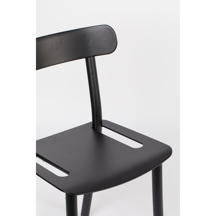 Zuiver Friday Tuinstoel Zwart - Set van 2