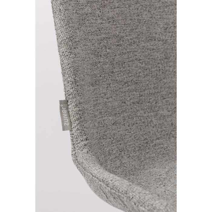 Zuiver Albert Kuip Soft Eetkamerstoelen  Lichtgrijs - Set van 2