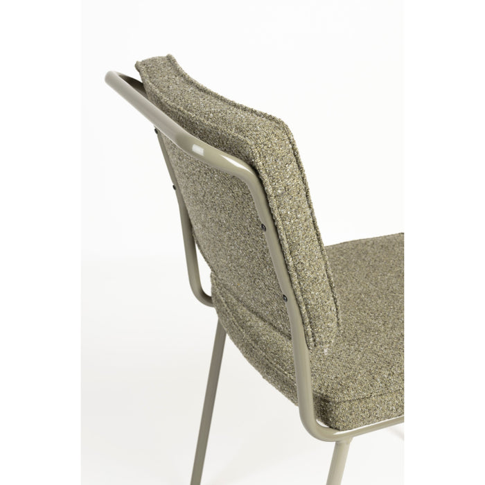 Zuiver Buddy Eetkamerstoelen  Groen - Set van 2