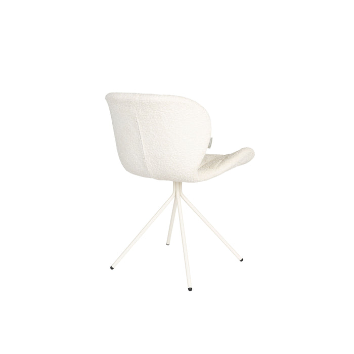 Zuiver OMG Eetkamerstoelen  Soft Off White - Set van 2