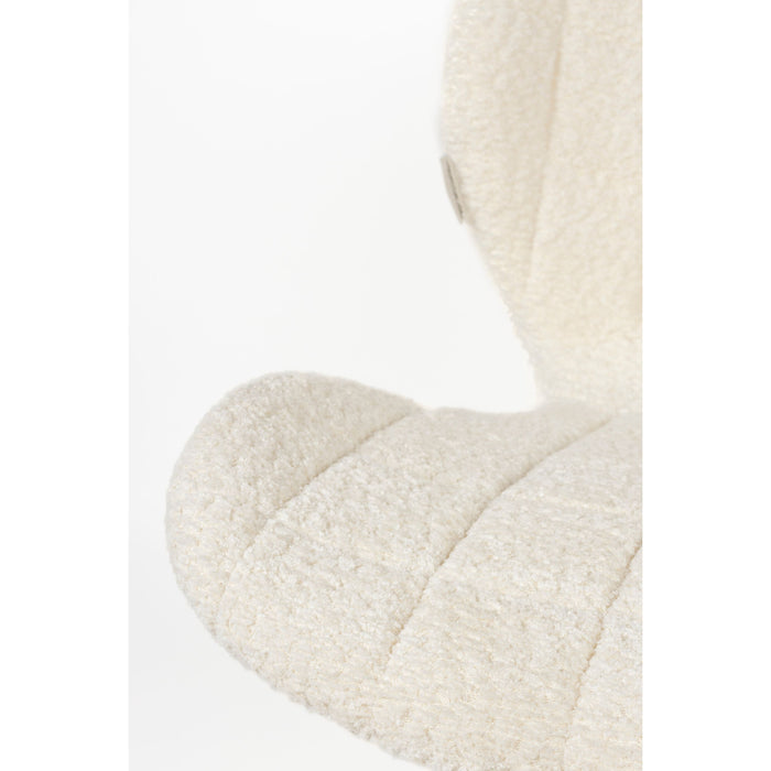 Zuiver OMG Eetkamerstoelen  Soft Off White - Set van 2