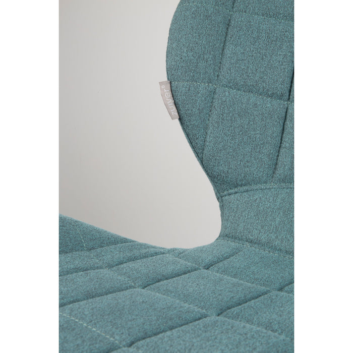 Zuiver OMG Eetkamerstoelen  Blauw - Set van 2