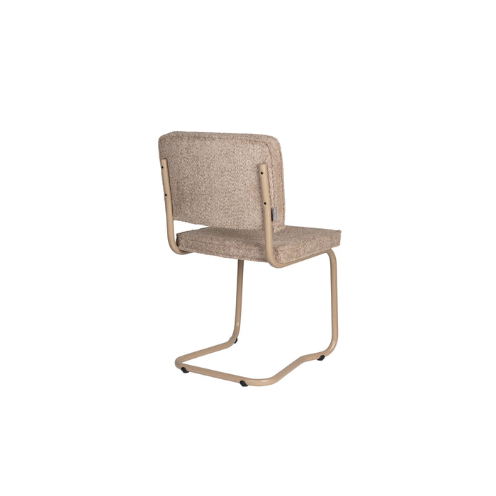 Zuiver Ridge Kink Eetkamerstoelen  Soft Beige - Set van 2