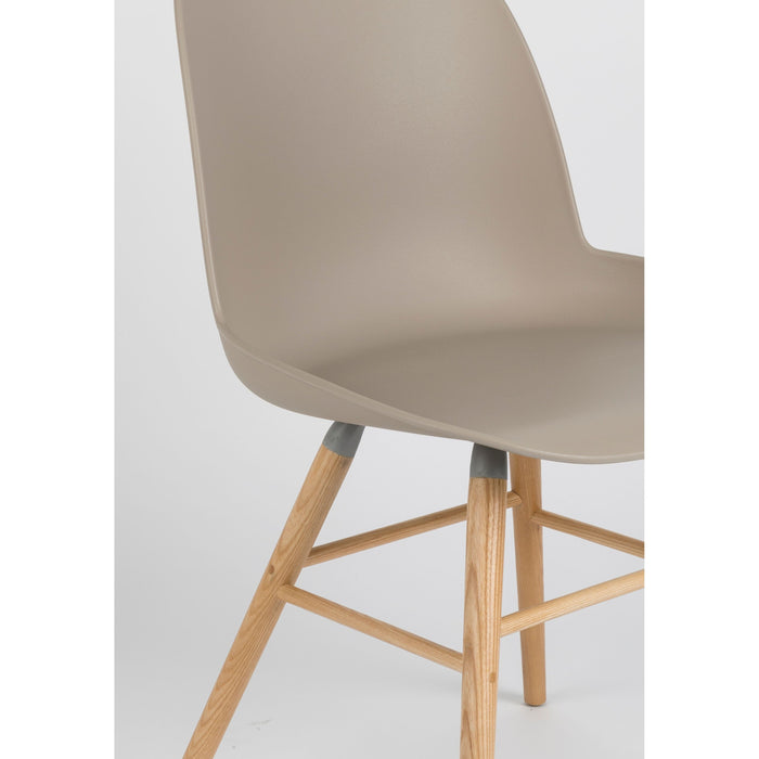 Zuiver Albert Kuip Eetkamerstoelen  Taupe - Set van 2