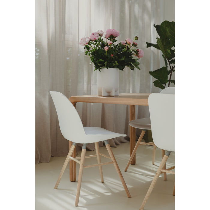 Zuiver Albert Kuip Eetkamerstoelen  Wit - Set van 2