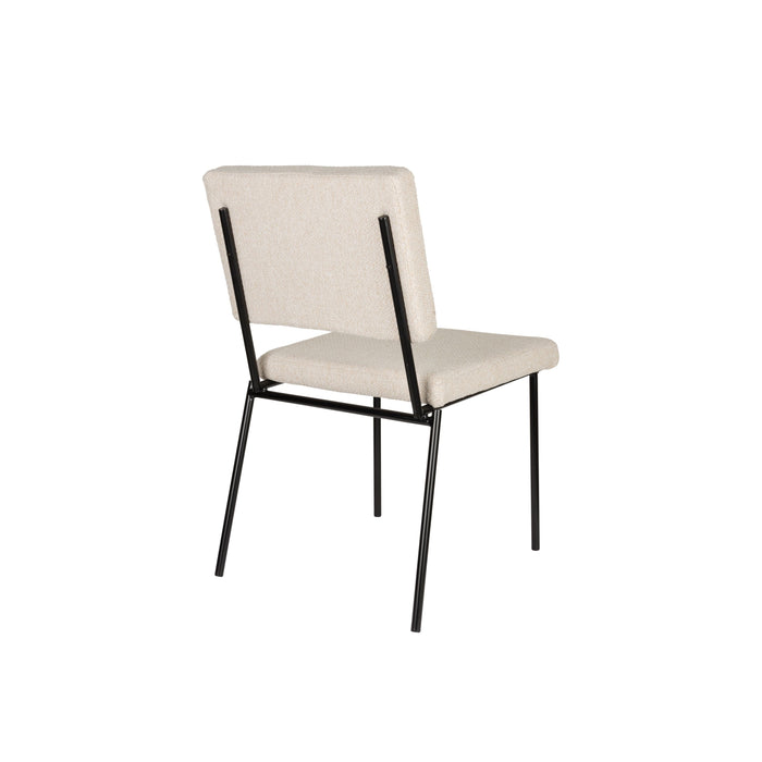 Zuiver Fellow Eetkamerstoelen  Off-White - Set van 2 - Off White