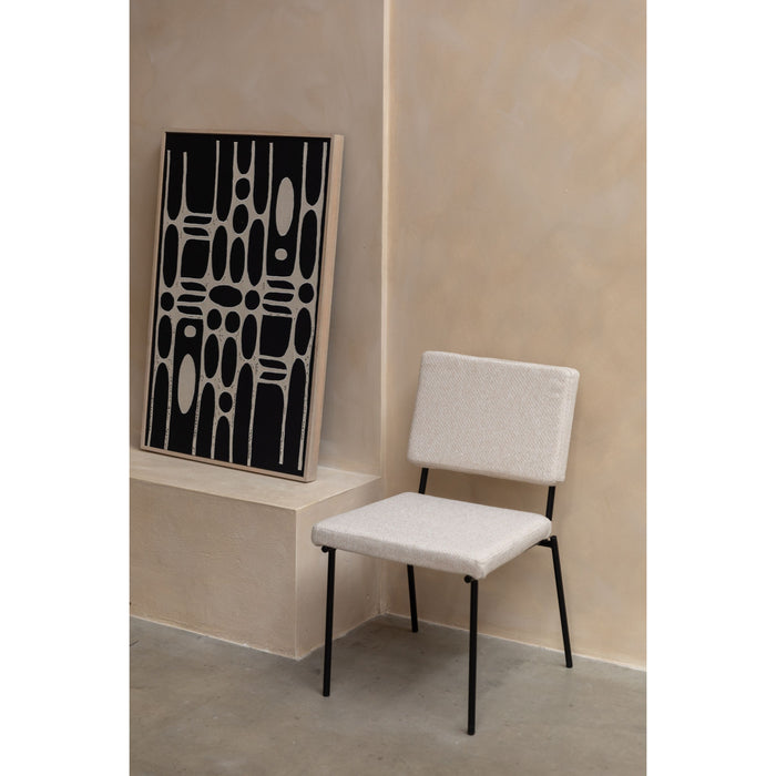 Zuiver Fellow Eetkamerstoelen  Off-White - Set van 2 - Off White