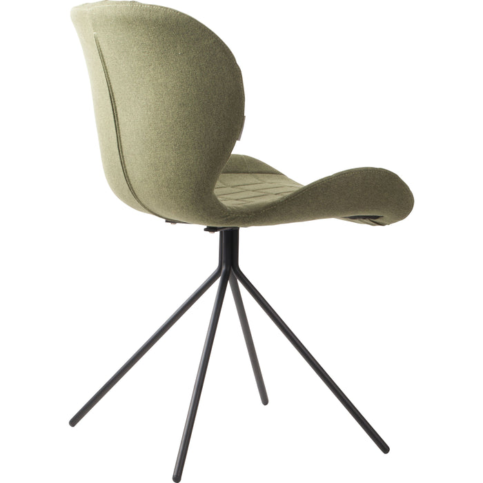Zuiver OMG Eetkamerstoelen  Groen - Set van 2