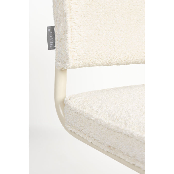 Zuiver Ridge Soft Eetkamerstoelen  Gebroken Wit - Set van 2