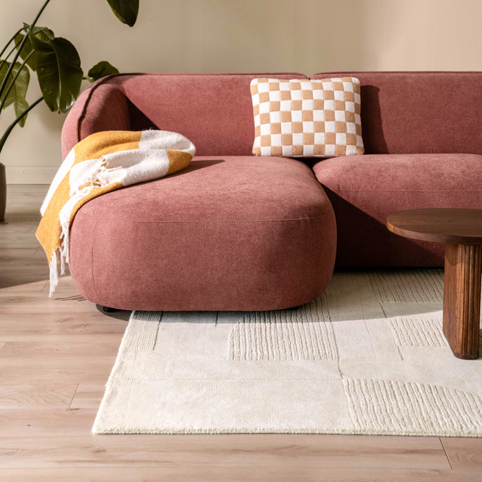 by fonQ Shapes Vloerkleed 200 x 290 cm - Crème