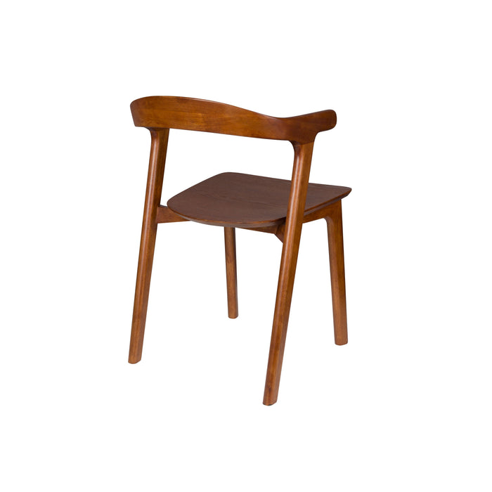 Zuiver Northwood Eetkamerstoel Hout Walnoot kleur - Set van 2 - Bruin