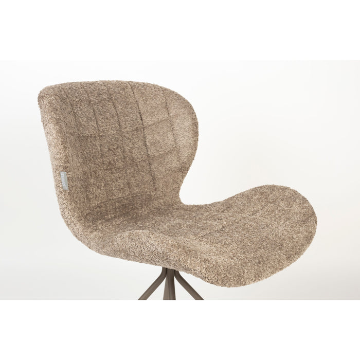 Zuiver OMG Eetkamerstoelen  Soft Beige - Set van 2