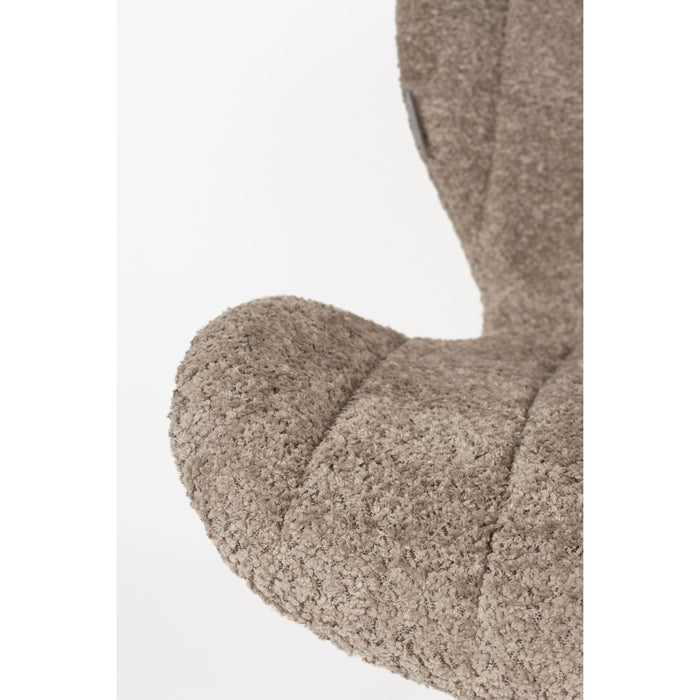 Zuiver OMG Eetkamerstoelen  Soft Beige - Set van 2