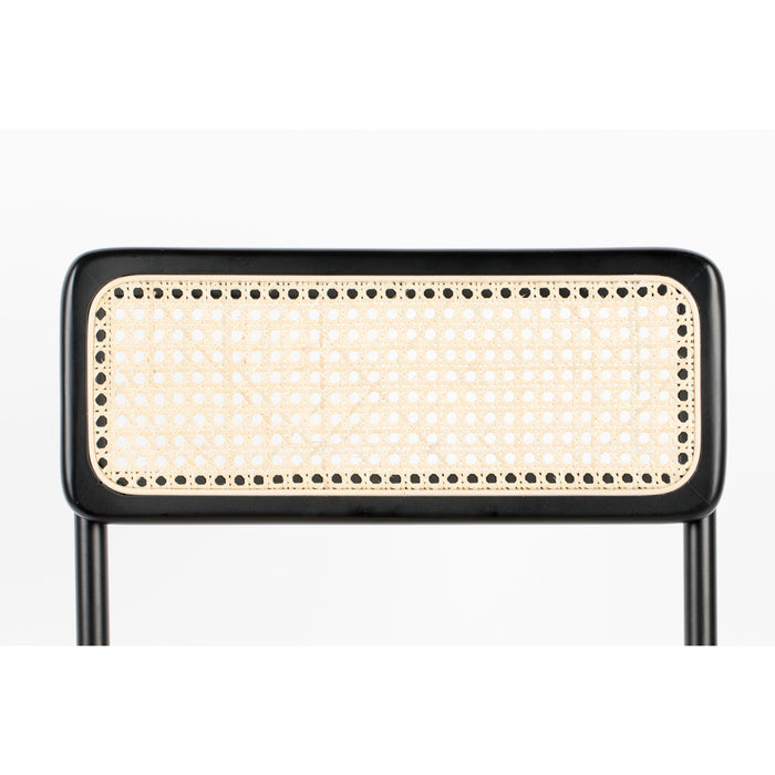 Zuiver Jort Eetkamerstoelen  Naturel|Zwart - Set van 2