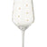 J-Line wijnglas Stippen - glas - tansparant|goud