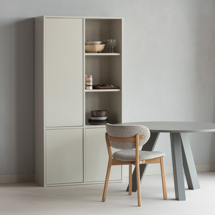 WOOOD Merel opbergkast - Grenen - Dust - 100x200x44