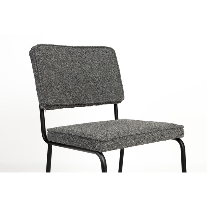 Zuiver Buddy Eetkamerstoelen  Zwart - Set van 2