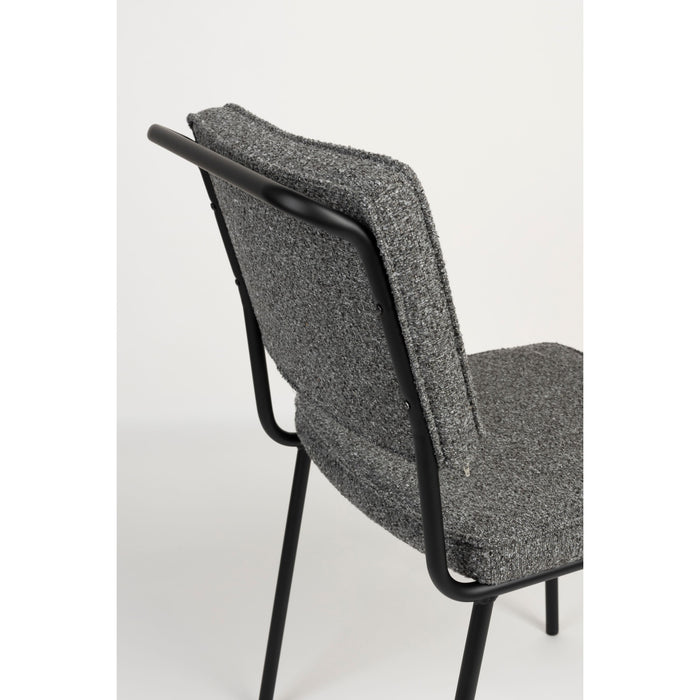 Zuiver Buddy Eetkamerstoelen  Zwart - Set van 2