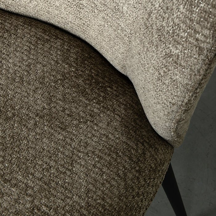 LABEL51 - Eetkamerstoel Vino - Hunter Elite - Zwart Metaal