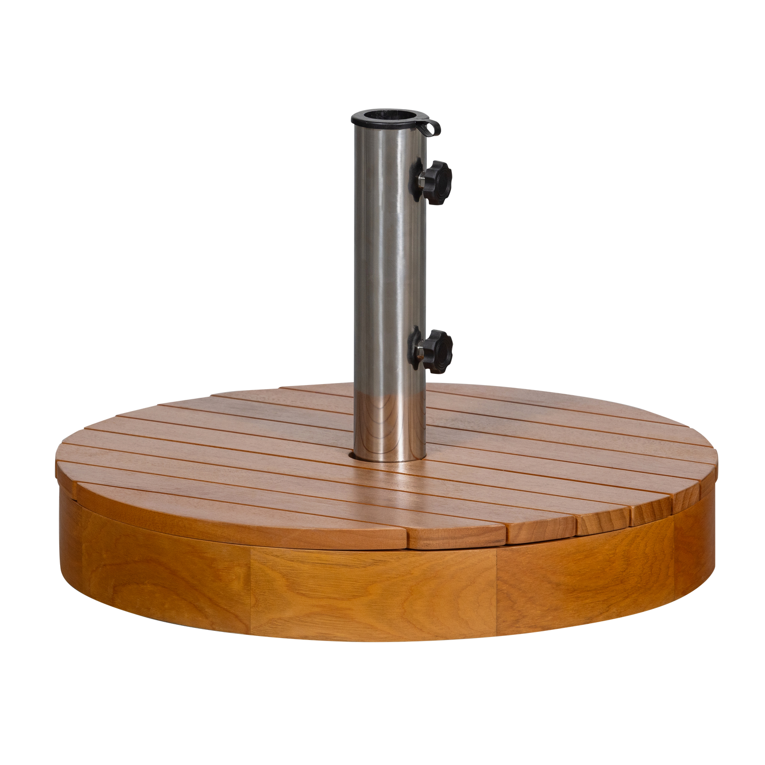 WOOOD Monica Parasolvoet - Hout - Naturel - 37xØ49 cm