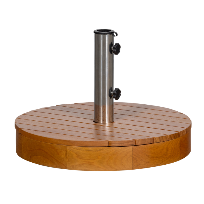 WOOOD Monica Parasolvoet - Hout - Naturel - 37xØ49 cm