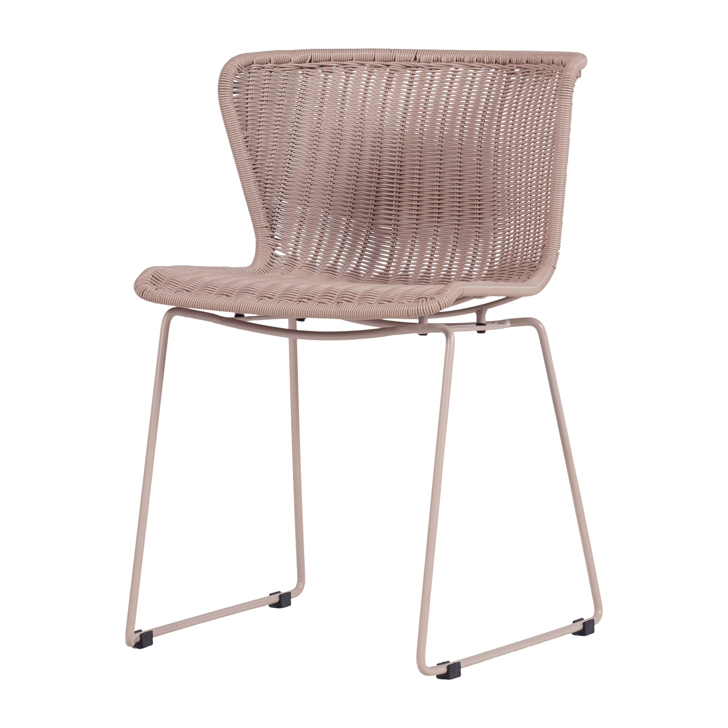 WOOOD Wings Tuinstoelen - Zand - Kunststof - 78x55x54 - Set van 2