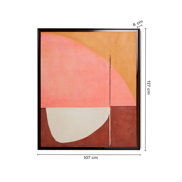 HKliving Roseate Hues Schilderij