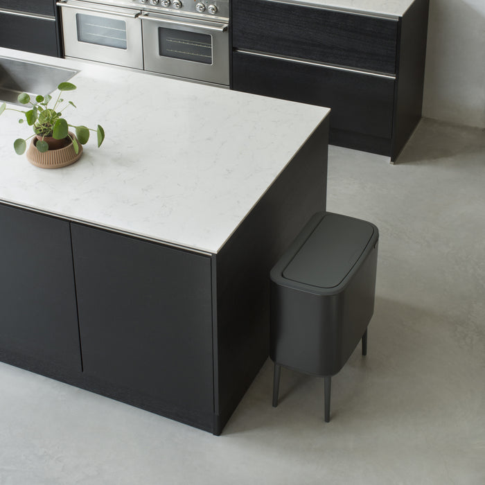 Brabantia Bo Touch Bin Afvalemmer 3 x 11 L  - Zwart