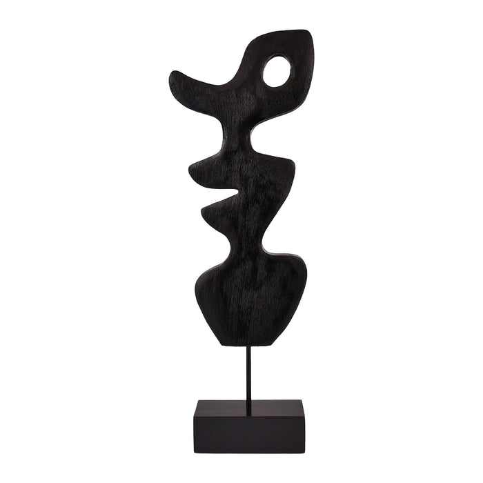 by fonQ Structure Ornament H 67 cm - Zwart
