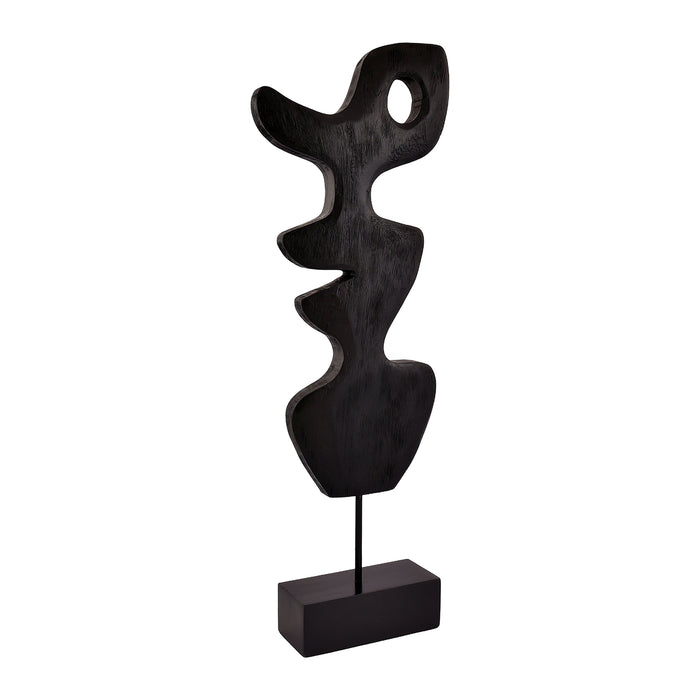 by fonQ Structure Ornament H 67 cm - Zwart