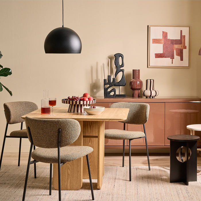 by fonQ Spire Vaas Ø 19 cm - Hot Chocolate