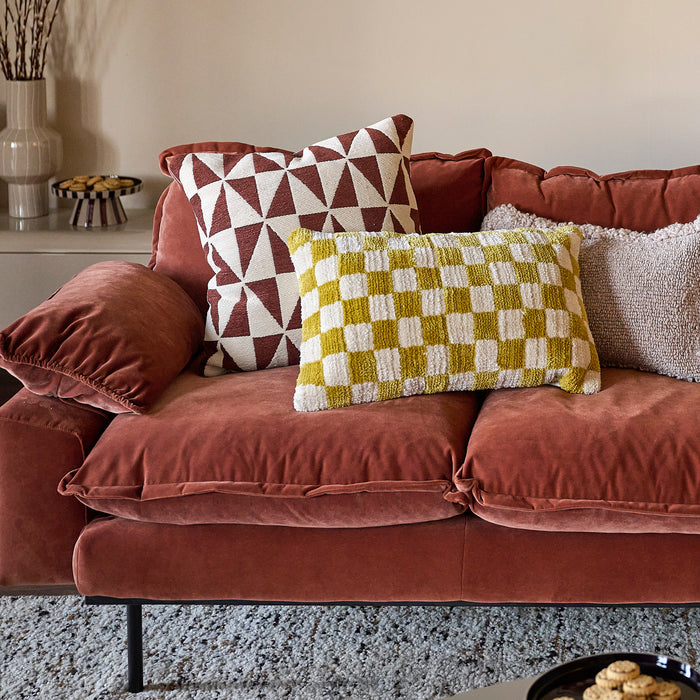 by fonQ Angle Sierkussen 50 x 50 cm - Hot Chocolate