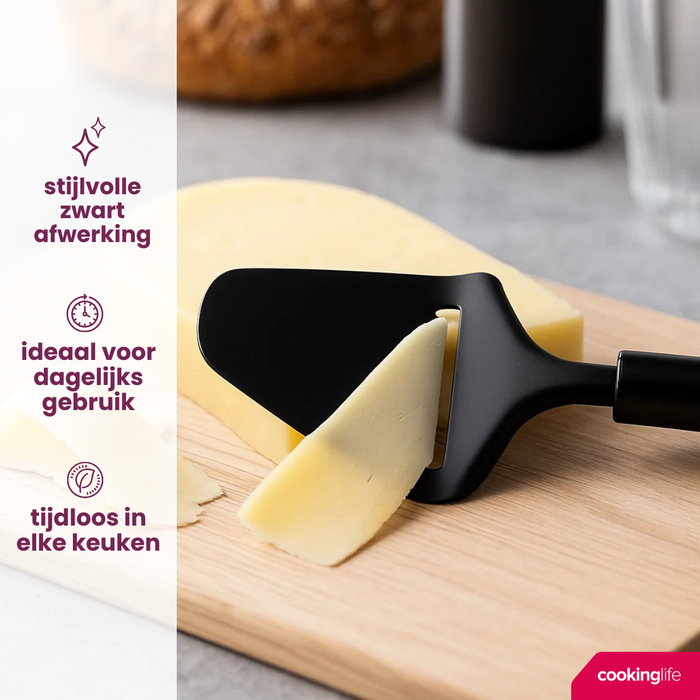 Cookinglife Kaasschaaf Zwart 22 cm