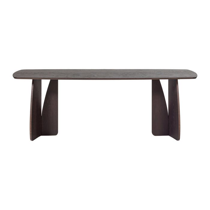 by fonQ Oakline Curve Eettafel B 220 cm - Mystic Brown