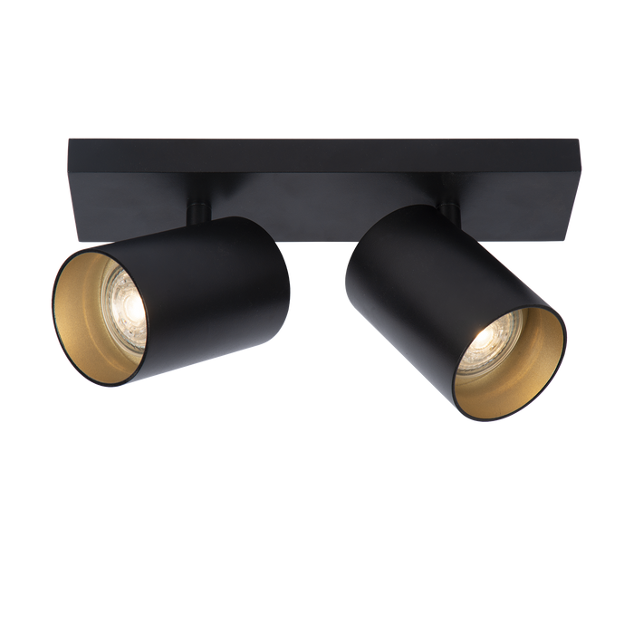 Atmooz Plafondspot Nuo 2 - Opbouwspot Metaal Zwart