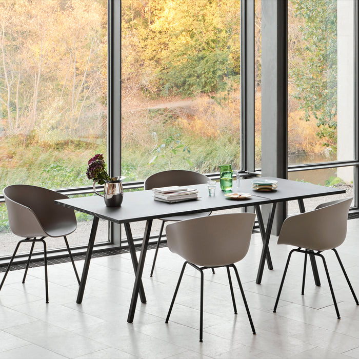 HAY Loop Stand Eettafel 180 x 87,5 cm - Zwart