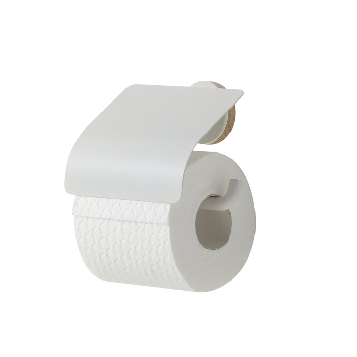 Tiger Urban Toiletrolhouder met Klep - Wit