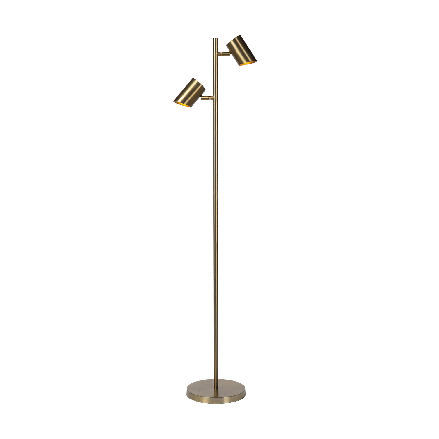 Atmooz Vloerlamp Kisoro Brons - Industriele Staande Lamp