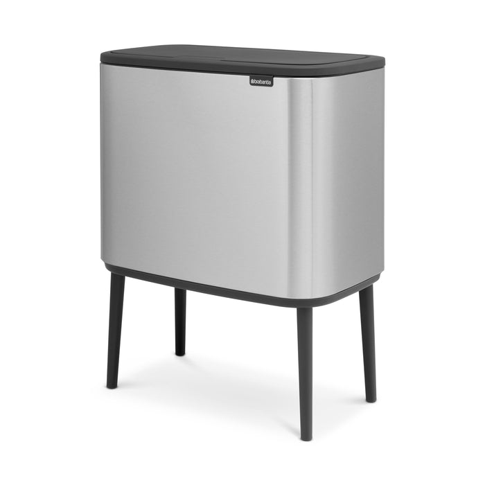 Brabantia Bo Touch Bin Afvalemmer 33 Liter (3x11 Liter) Vingerafdrukvrij