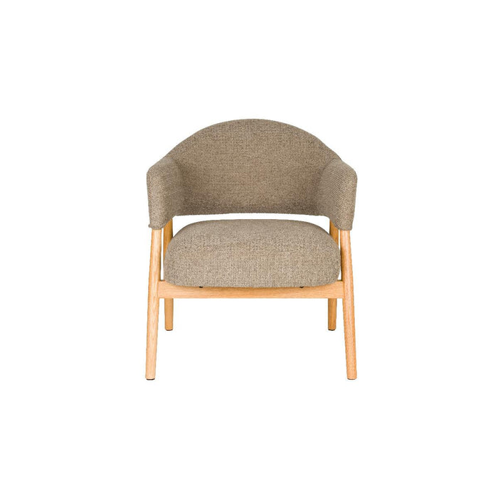 Puur - Clay fauteuil hout - donkerbruin