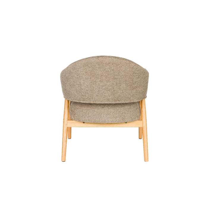 Puur - Clay fauteuil hout - donkerbruin