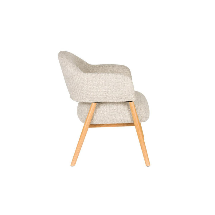 Puur - Clay fauteuil hout - lichtbruin