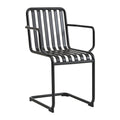 HAY Palissade Cantilever Stoel met Armleuning - Antraciet