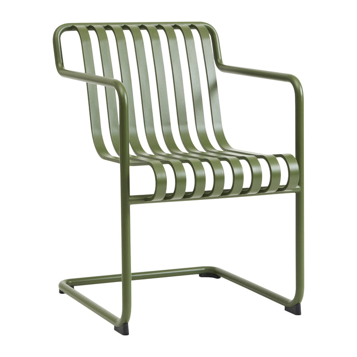 HAY Palissade Cantilever Tuinstoel - Olijfgroen