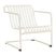 HAY Palissade Cantilever Lounge Chair Low - Crème Wit