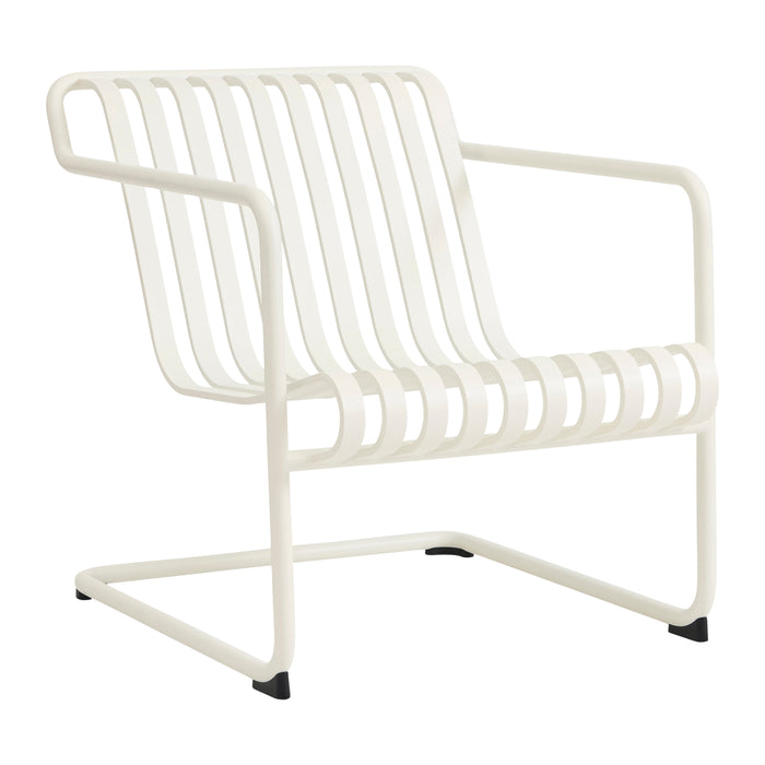 HAY Palissade Cantilever Lounge Chair Low - Crème Wit