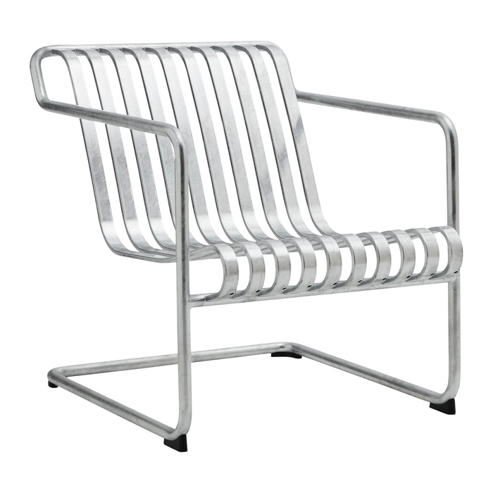 HAY Palissade Cantilever Lounge Chair Low - Gegalvaniseerd Staal