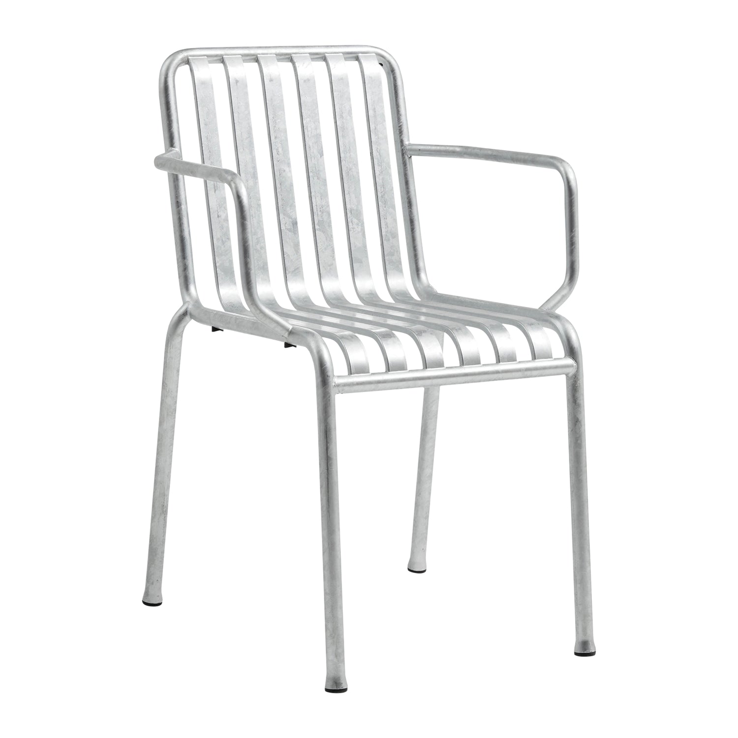 HAY Palissade Stoel met Armleuning - Gegalvaniseerd Staal