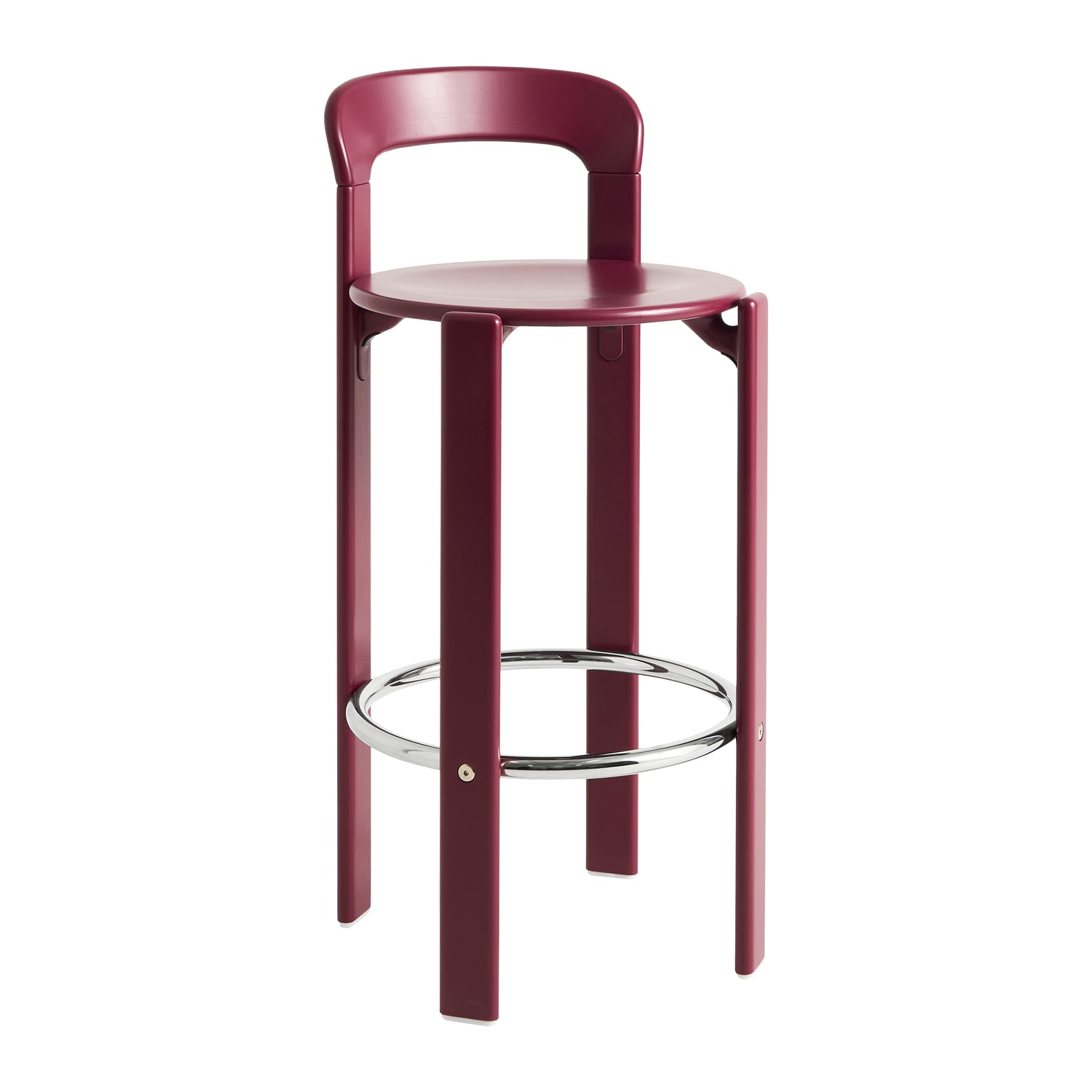 HAY Rey Barkruk High H 75 cm - Grape Red